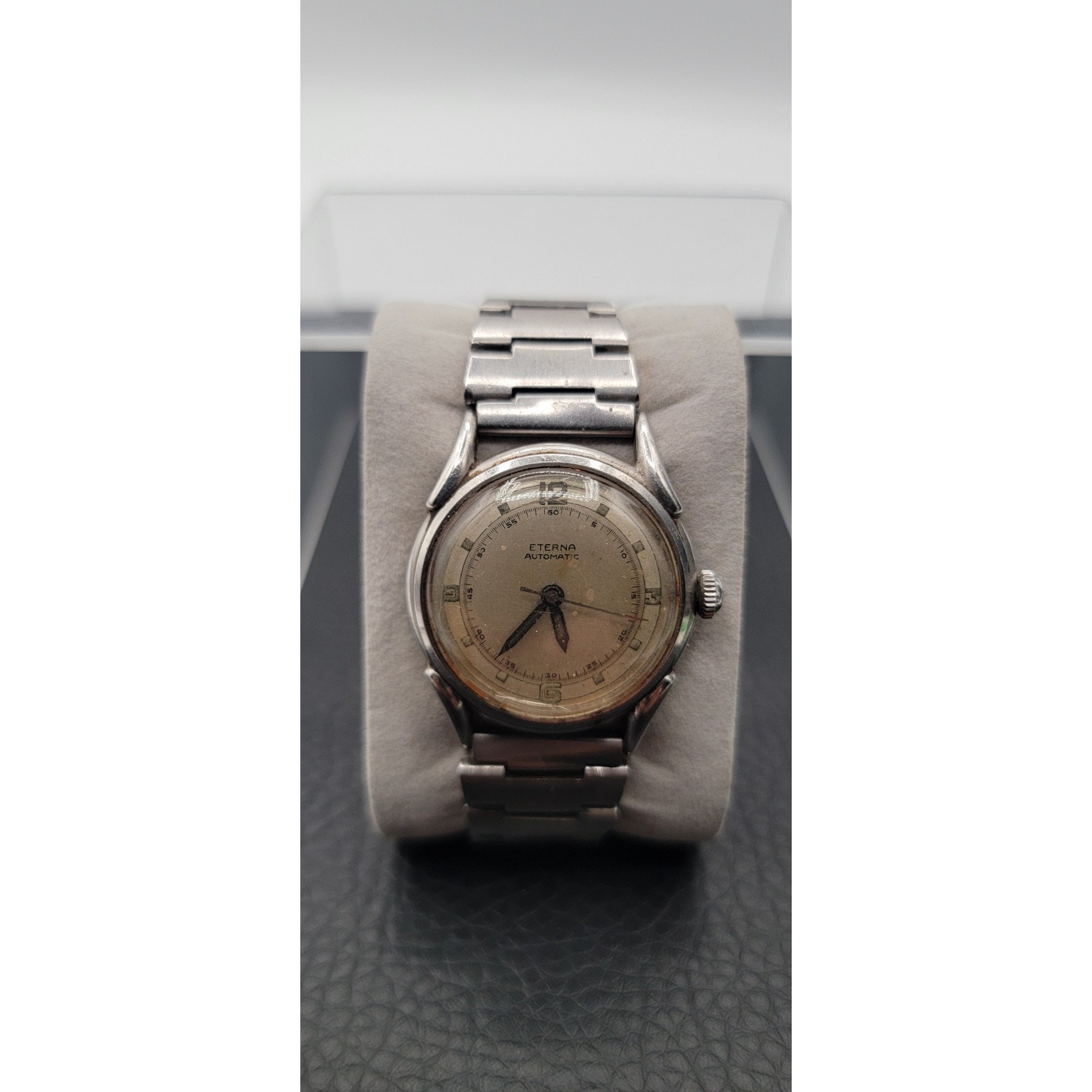 Rare 1940s Eterna Automatic Swiss 326863 Wwll Era. Running.